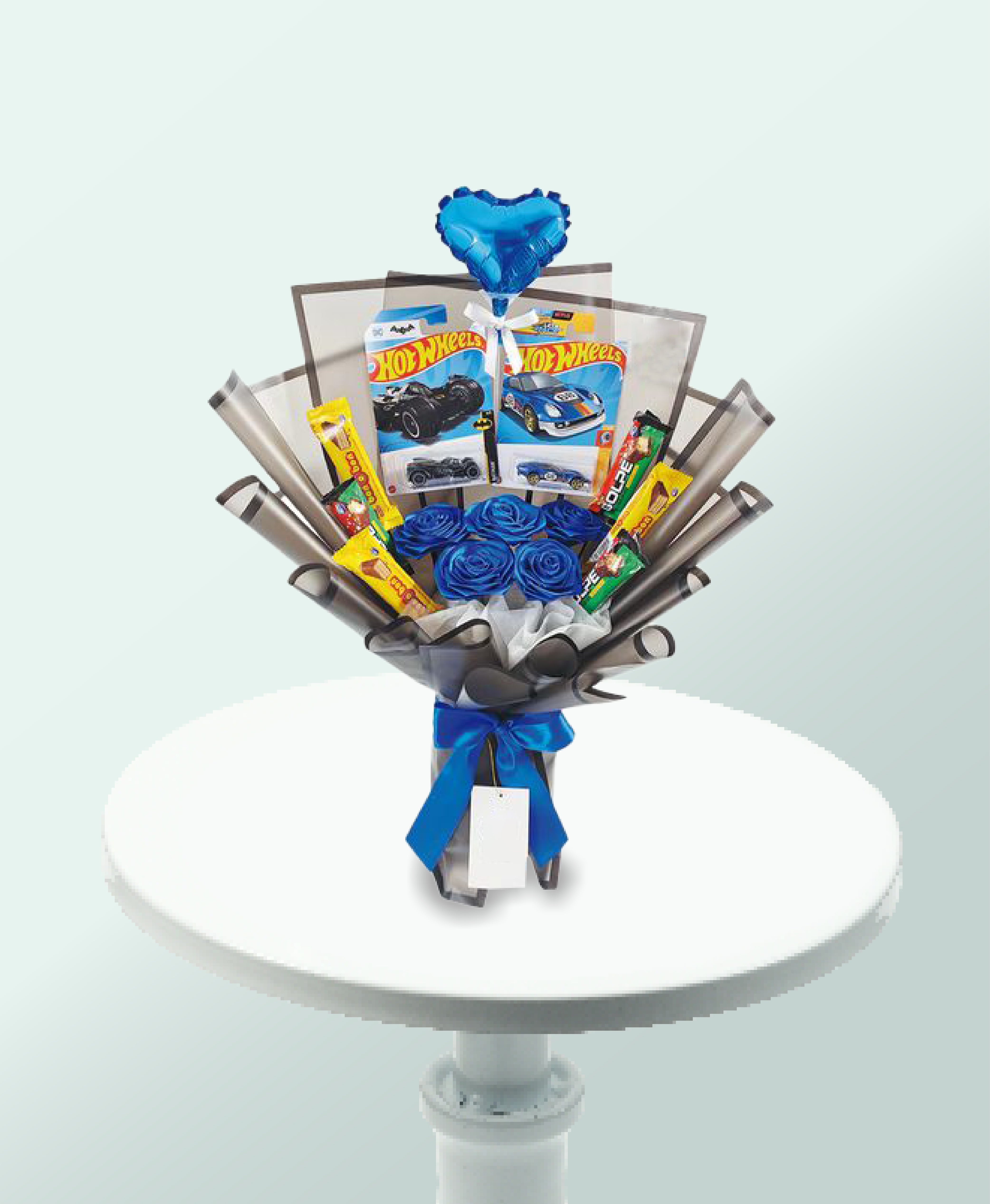 Hot Wheels & Chocolate Surprise Bouquet