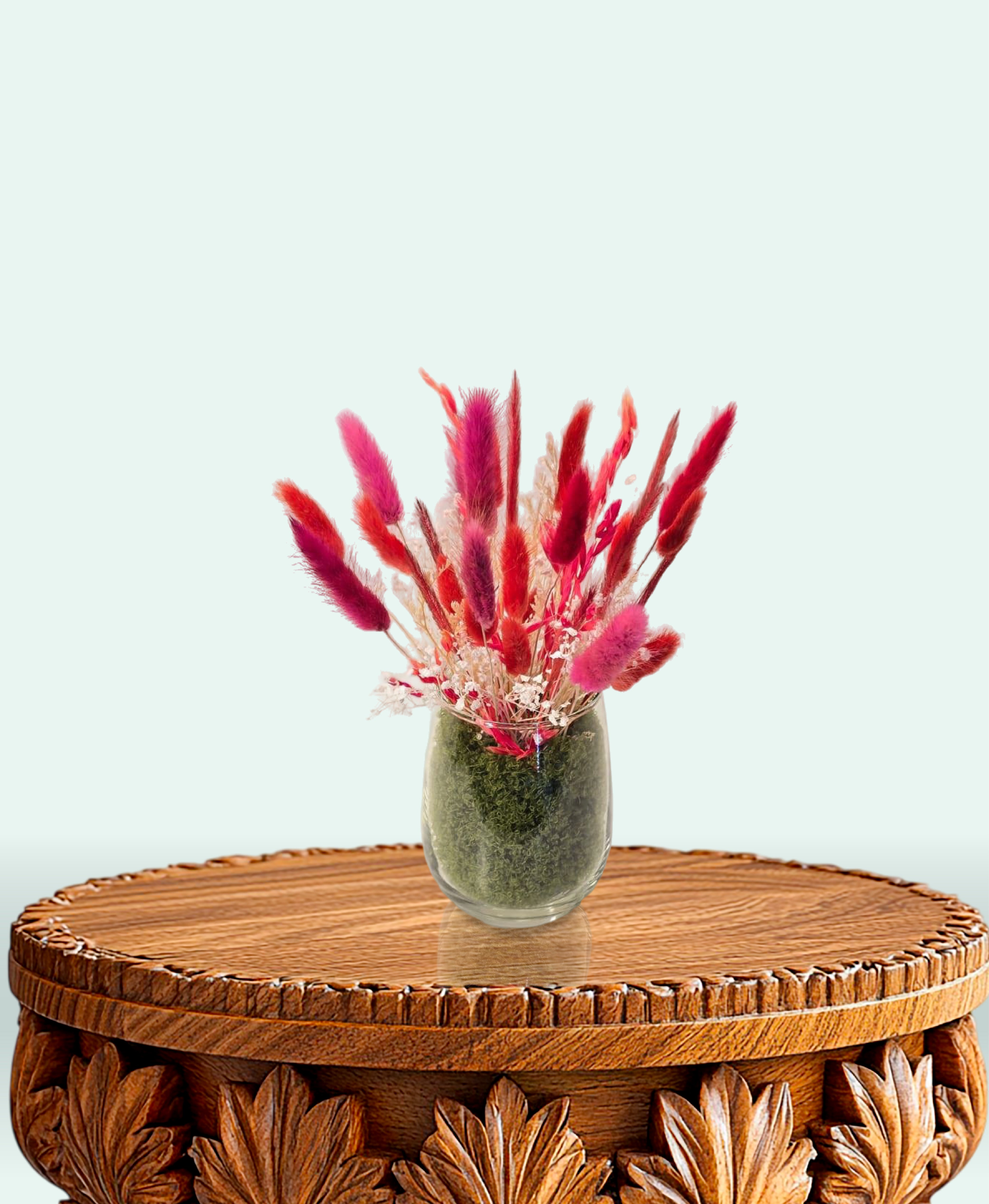 Rosy Whimsy Grass Vase