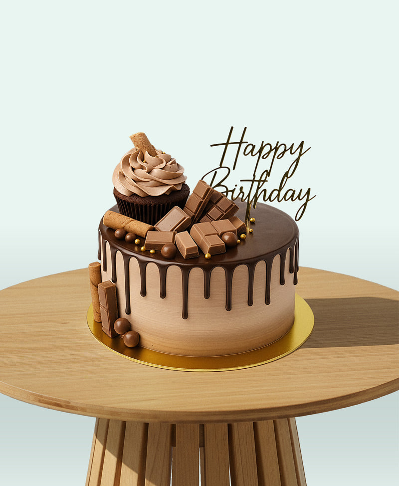 Chocolate Bliss Birthday Cake